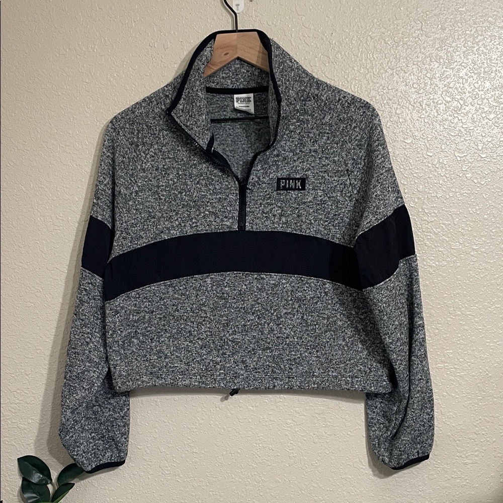 PINK Victoria's Secret Gray Knit Pullover
